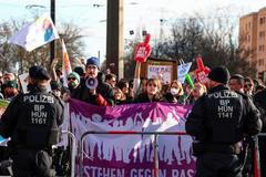 Německo protest volby AfD