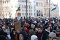 Maďarsko protest Budapešť