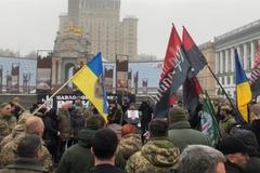 Pohřeb ukrajinského vojáka - video reportéra Martina Nováka