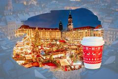 Mapa vánoční trhy za hranicemi - Ikona, poutak