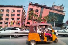 Barma, Myanmar, zemětřesení