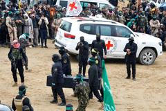 Izrael, Hamás, rukojmí, Bibas, Červený kříž