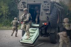 Třeba tyto záběry zveřejnila falešná 13. jagerská brigáda na svém facebookovém profilu