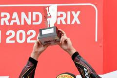 Filip Salač slaví po VC Japonska 2024