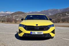 Škoda Octavia RS jízdy Chorvatsko