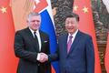 robert fico si ťin-pching slovensko čína