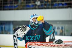 Radek Haas v dresu hokejového týmu Kyjev Capitals