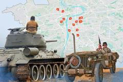 mapa - oslavy osvobozeni