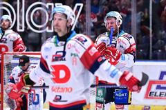 Jan Mandát z Pardubic po porážce v sedmém finále extraligy s Kometou