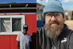 stavba, dům, bezdomovec, pomoc, domy