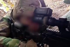 Odstřelovači jednotky ukrajinské vojenské rozvědky Kraken v akci