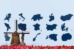 Kvíz: Poznáte evropské státy podle obrysu na mapě?