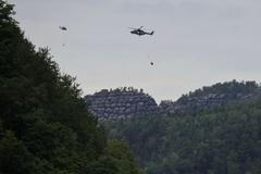 Foto, požár, Hřensko, Léto 2022