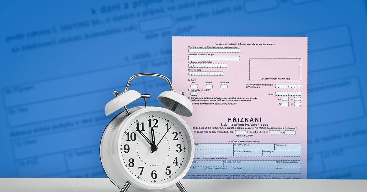 Pondělí je poslední den pro podání daňového přiznání v elektronické podobě