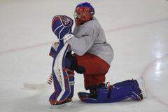 Trénink před zápasem se Švýcary na MS 2019