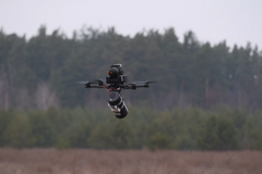 RFE - drony s optickým vláknem