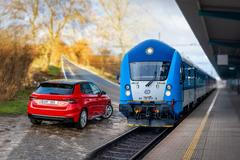 Vlak vs. auto - Ikona, poutak