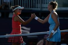 Sofia Keninová a Petra Kvitová