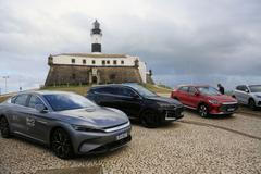 Čínské vozy BYD v Brazílii