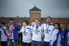 Osvětim, pieta, pochod živých, 80 výročí, koncentrační tábor