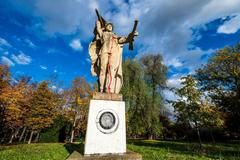 Litoměřice socha rudoarmějec pračka