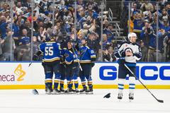 NHL: Stanley Cup Playoffs-Winnipeg Jets at St. Louis Blues