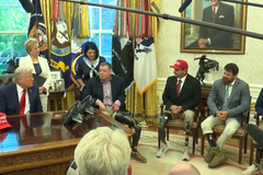 Váleční veteráni na návštěvě u Donalda Trumpa