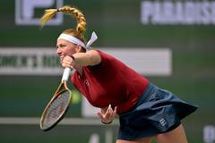 Petra Kvitová v 1. kole v Madridu