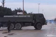 Syrská arabská armáda zablokovala ruský vojenský konvoj