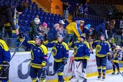 Hokejisté Ústí po zápase play off proti Táboru