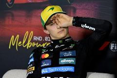 Oscar Piastri v McLarenu ve VC Austrálie F1 2025