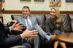 Pete Hegseth a Jennifer Hegsethová