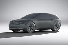 Škoda Auto - sochy chystaných elektromobilů