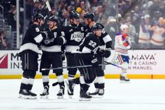 Sestřih utkání Los Angeles - Edmonton včetně dramatického závěru