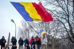 Calin Georgescu, Rumunsko, protesty