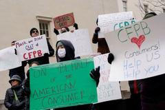 USA protesty CFPB
