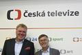 Hynek Chudárek, nový generální ředitel České televize, Milan Fridrich programový ředitel ČT