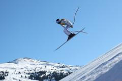 Ester Ledecká ve sjezdu žen na MS v Saalbachu 2025