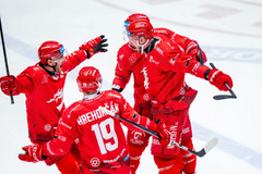 Radost třineckých hokejistů