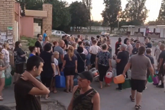 Obyvatelé okupovaných částí Doněcké oblasti na Ukrajině trpí nedostatkem vody