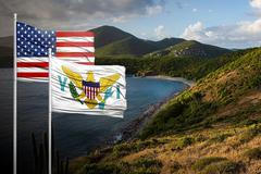 koláž - Panenské ostrovy