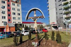 Dubnica nad Váhom, centrum slovenského obranného průmyslu (3. 2. 2025).