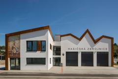 hasičská stanice, architektura, stavba, hasiči