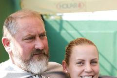 Jelena Dokič s otcem Damirem