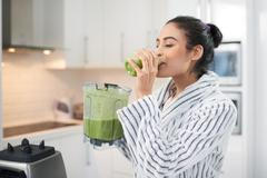 juice, zdravý životní styl, celer, zena