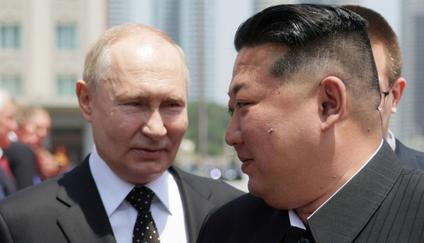 Rusko Putin Kim Čong-un Severní Korea