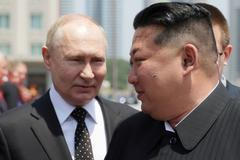 Rusko Putin Kim Čong-un Severní Korea