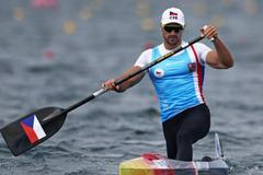 Český kanoista Martin Fuksa v semifinále OH 2024 v Paříži