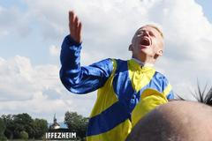 Filip Minařík po vítězství v Grand Prix Badenu v roce 2017