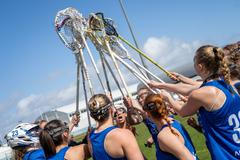 Radost českých lakrosistek po postupu na Světové hry